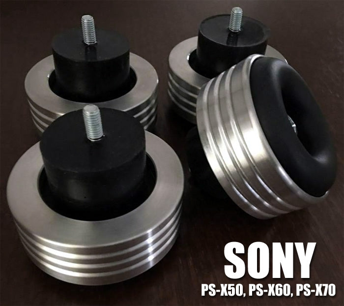 SONY PS-X50, PS-X60, PS-X70, PS-X80 Turntable Isolation Feet (Four