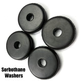 Turntable Feet Vibration Isolating Washers Sorbothane 50A DURO (Four)
