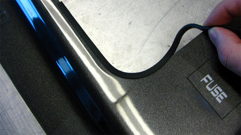 Small U-Channel Rubber PC Window Trim