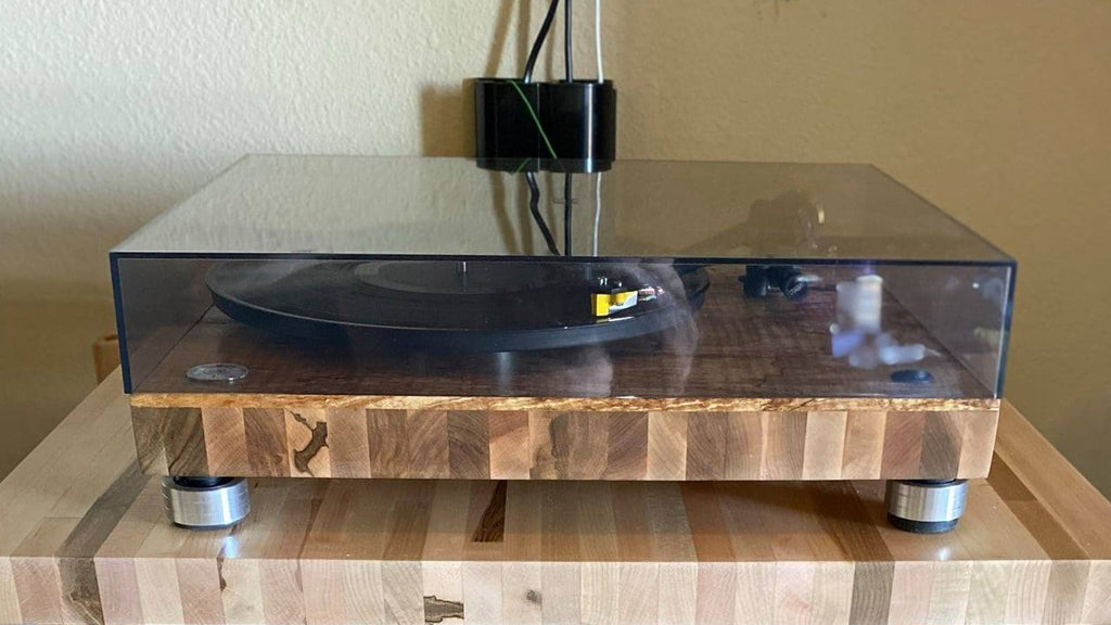 Turntable Block Mnpctech Butcher Block and Kitchen Cutting Board Turntable Isolation P