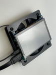 Add 5" LCD HDMI Display Screen Kit Mounts To Cooler Master or Thermaltake PC Case Rear 120mm Exhaust Fan